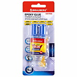 Клей универсальный Brauberg Extra эпоксидный шприц (смола+отвердитель) 3+3мл суперпрочный