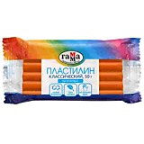 Пластилин Гамма оранжевый 50г "Классический" 