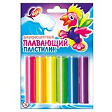 Пластилин 6цв Луч плавающий флуоресц. бл.