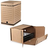 Короб архивный 200мм Brauberg бурый до 1800л 