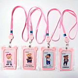 Бейдж вертикальный 120*70мм deVente "Best Friends" пластик.,с ретракером и лентой, ассорти