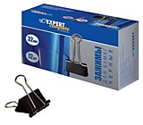 Зажим 32мм Expert 12шт черный, канцелярский