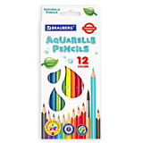 Карандаши 12цв BRAUBERG PREMIUM AQUARELLE акварельные, натуральное дерево