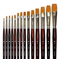 Кисть Синтетика №8 ХМ плоская