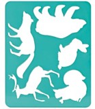 Трафарет Стамм "Лесные звери" 