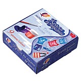 Краски по ткани 9цв 15мл Луч