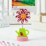 Визитница-прищепка "Весенний цветок"