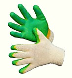 Перчатки х/б с 2-м латексным покрытием