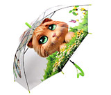 Зонт детский 66см Милые Животные со свистком, д-84см, 6 цвета микс (50 диаметр фабрик)