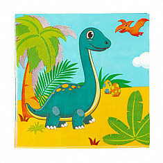Салфетки "Динозаврики" 12шт