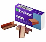 Скобы для степлера №24 Berlingo медные