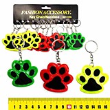 Брелок светоотражающий J.Otten "Лапа", ПВХ