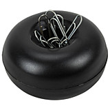 Диспенсер магнитный (скрепочница) Staff черный корпус