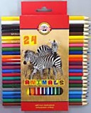 Карандаши 24цв Koh-I-Noor "Животные" картон.короб. 