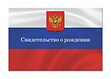 Обложка для свидетельства о рождении "РФ" Квадра 
