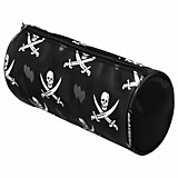 Пенал-косметичка Brauberg "Пираты" черный 20*7*7см