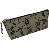 Пенал deVente "Skaters" 21*8*3,5см на молнии, силиконовый