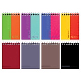 Блокнот А7 40л BG "Моноколор. Classic" гребень 