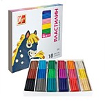 Пластилин 18цв/243гр Луч "Мини"  карт.коробка __