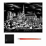 Гравюра Hobbius "Нотр-Дам" (серебро) 20*25,5см №21