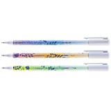 Ручка гел.пиши-стирай Hatber "Aurora/Аврора" 0,6мм игла, синяя, в пласт.тубе