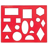 Трафарет геометрических фигур №1 Луч