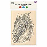 Набор досок для выжигания и росписи по дереву ТРИ СОВЫ "Рыцарь и дракон" 4шт 15*21см пакет с европод