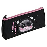 Пенал-косметичка Berlingo "Hello panda" 200*80*30 полиуретан