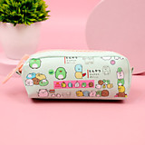 Пенал "Сумико Гураши" большая молния, зеленый	