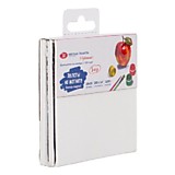 Холст 10*10см "Я - Художник!" на магните 5шт, 100% хлопок