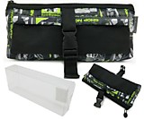 Пенал-косметичка "Скейтер" текстиль черный, на молнии