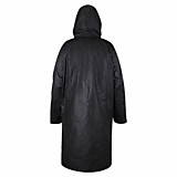 Дождевик плащ черный на кнопках EVA многоразовый прочный, чехол, универсальный р-р, SHAMAANI