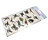 Наклейки объемные "Динозавры" 21*10см ПВХ