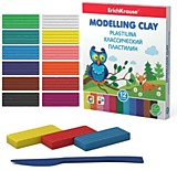Пластилин 12цв/216гр Erich Krause "Классический" со стеком