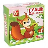 Гуашь 9цв Луч "Zoo" 15мл