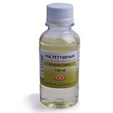 Лак ретушный ЗХК 120мл для художественно-живописных работ