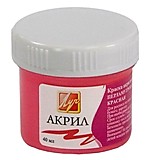 Краска акриловая Луч 40мл красная, перламутр