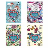 Раскраска-антистресс Brauberg 48 рисунков, 24л 210*290мм 120г/м