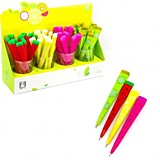 Ручка шарик. Alingar "Фрукты" игольчат.наконечник 0,7мм прорезин.корпус