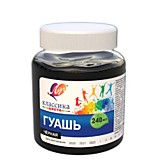 Гуашь Луч черная 240мл "Классика"
