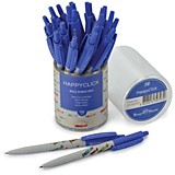 Ручка шарик.Bruno Visconti "HappyClick.Самолеты" 0,5мм синяя