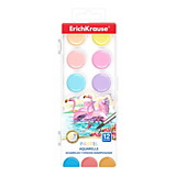 Акварель 12цв Erich Krause "Jolly Friends Pastel" пастельные, в пластик.коробке