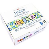 Краски витражные Decola 9цв 20мл с контуром (ЗХК)