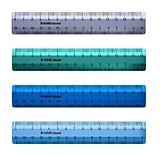 Линейка 15см Erich Krause "Ice Metallic" пластиковая