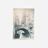 Обложка для проездного "Мост" цвет белый