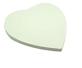 Холст грунтованный на подрамнике "Сердце" 20см лён