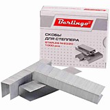 Скобы для степлера №23/20 Berlingo оцинкованные