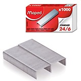 Скобы для степлера №24 Maped "Стандарт" оцинкованные 1000шт