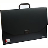 Портфель А3 Berlingo "Standart" 1отд. 900мк чёрный пластиковый