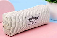 Пенал "Shark" светло-серый